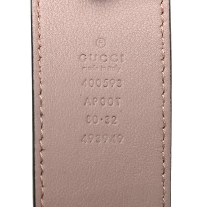 Gucci Calfskin Double G 40mm Belt 80 32 Porcelain Rose 3 of 5