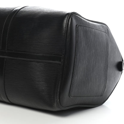 Louis Vuitton Epi Keepall 50 Black 7 of 9