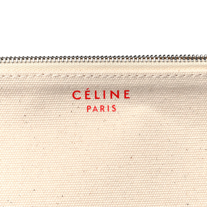 Celine Textile Small Made In Tote Natural Red 7 of 15