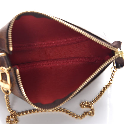 Louis Vuitton Damier Ebene Mini Pochette Accessories 5 of 7