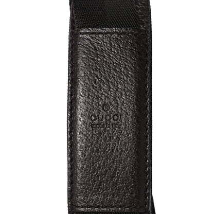 Gucci Monogram Flat Messenger Bag Dark Brown 8 of 12