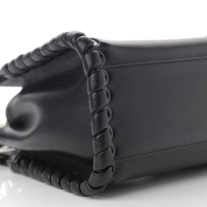 Fendi Nappa Lace Up Mini Peekaboo Iconic Satchel Black 10 of 16