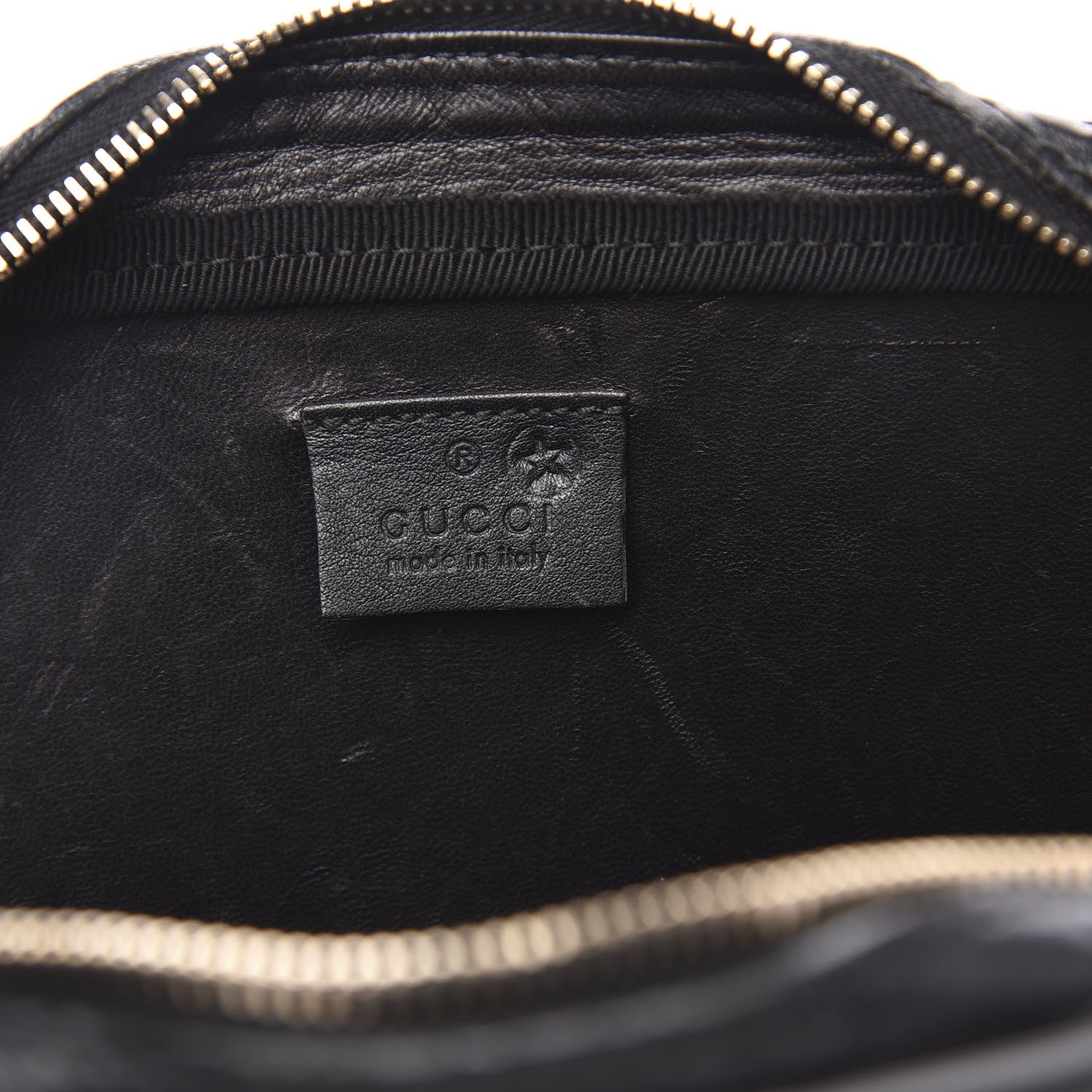 Gucci Guccissima Zip Clutch Black 6 of 11