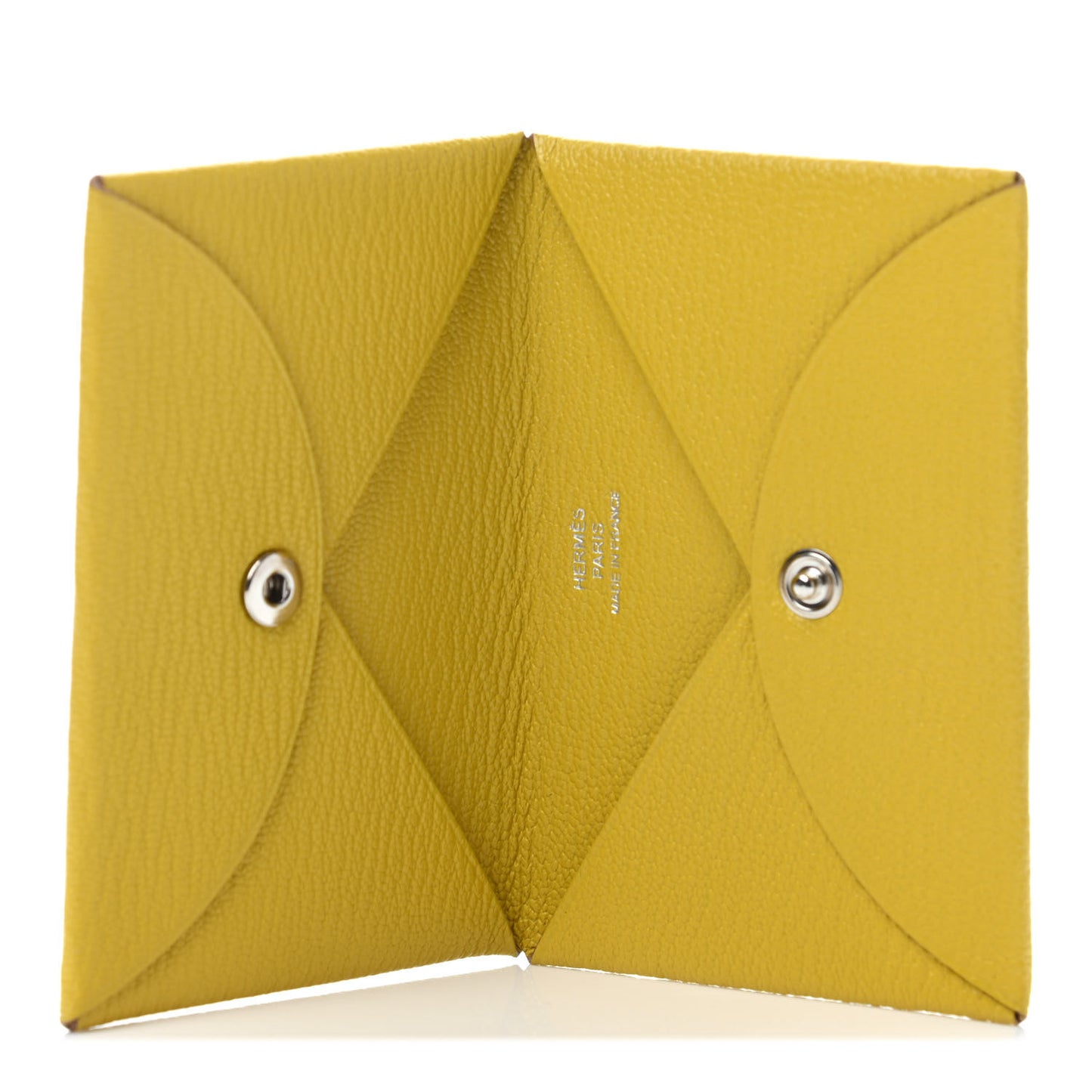 Chevre Mysore Calvi Card Case Lime