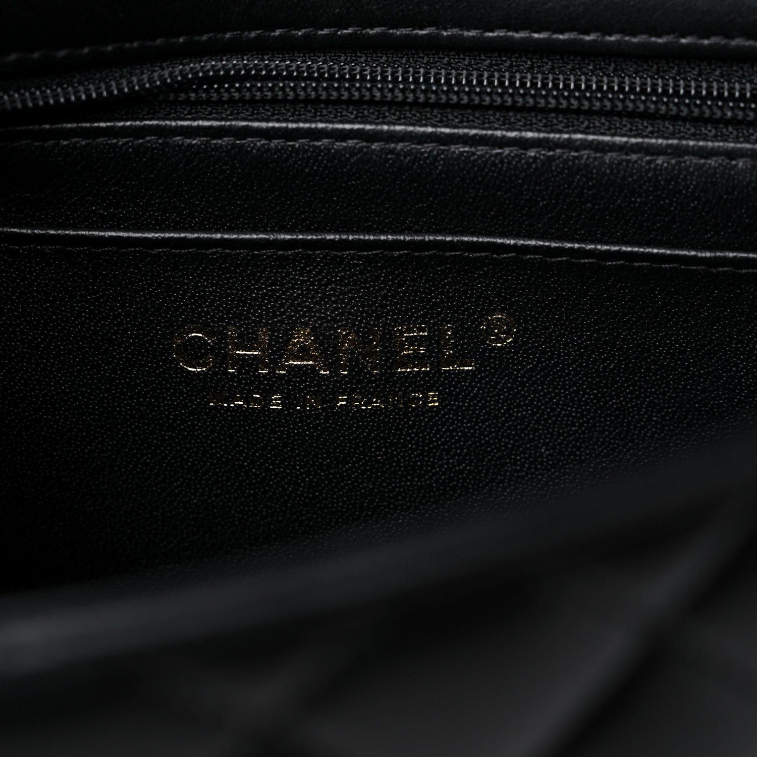 Chanel Lambskin Quilted Mini Top Handle Rectangular Flap Black 6 of 10