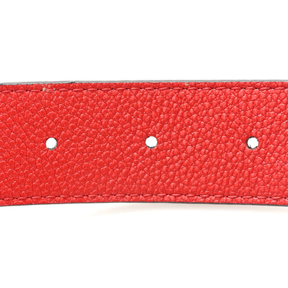 Louis Vuitton Monogram 30mm LV Initiales Reversible Belt 80 32 Coquelicot 5 of 5