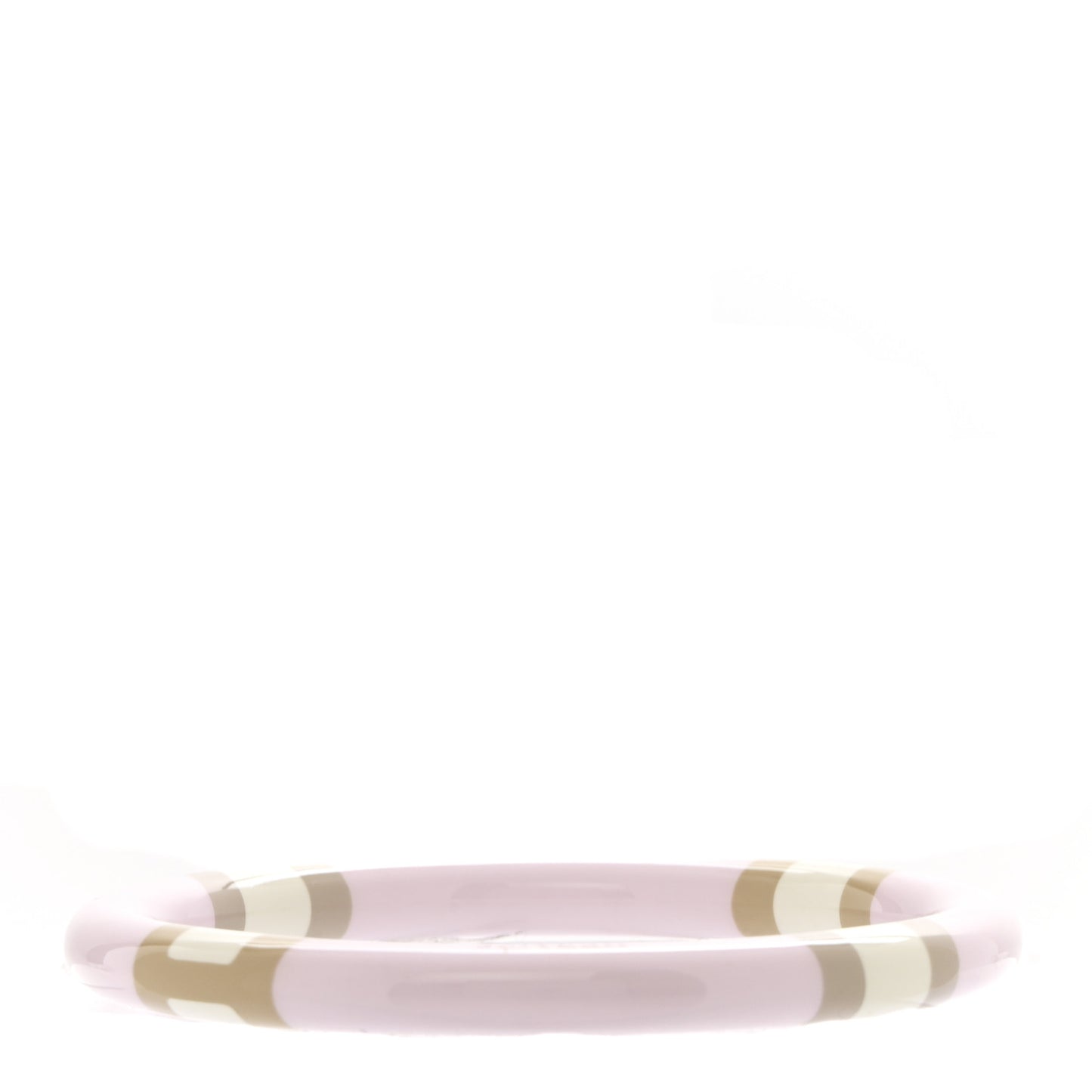 Lacquered Wood H Equipe PM Bangle Bracelet T3 Faubourg Pastel