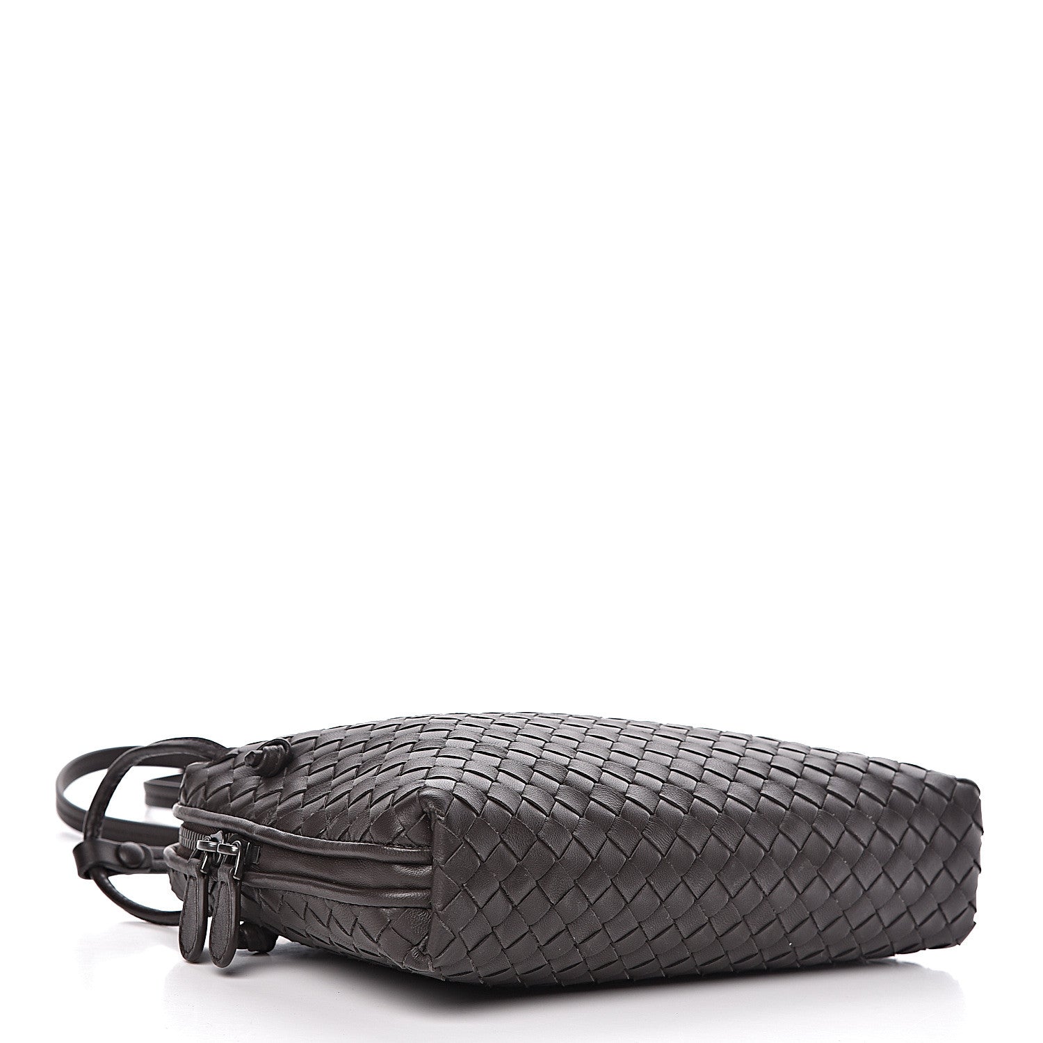 Bottega Veneta Nappa Intrecciato Pillow Crossbody Messenger Ebano 4 of 10