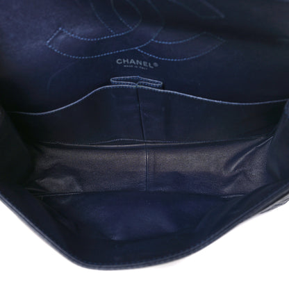 Chanel Aged Calfskin Quilted 2.55 Reissue 227 Flap Navy Blue 5 of 9