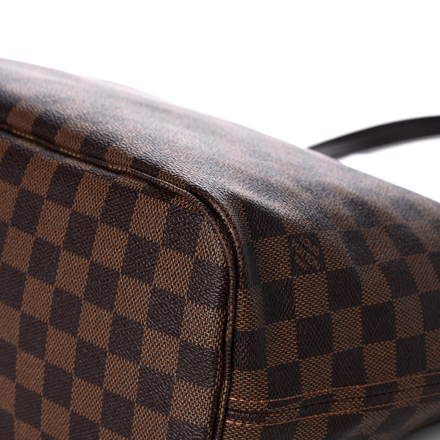 Louis Vuitton Damier Ebene Neo Neverfull MM Rose Ballerine 10 of 14