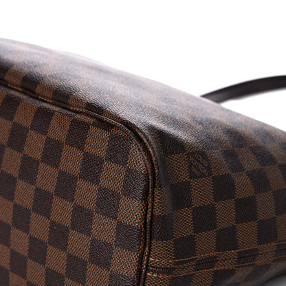 Louis Vuitton Damier Ebene Neo Neverfull MM Rose Ballerine 10 of 14
