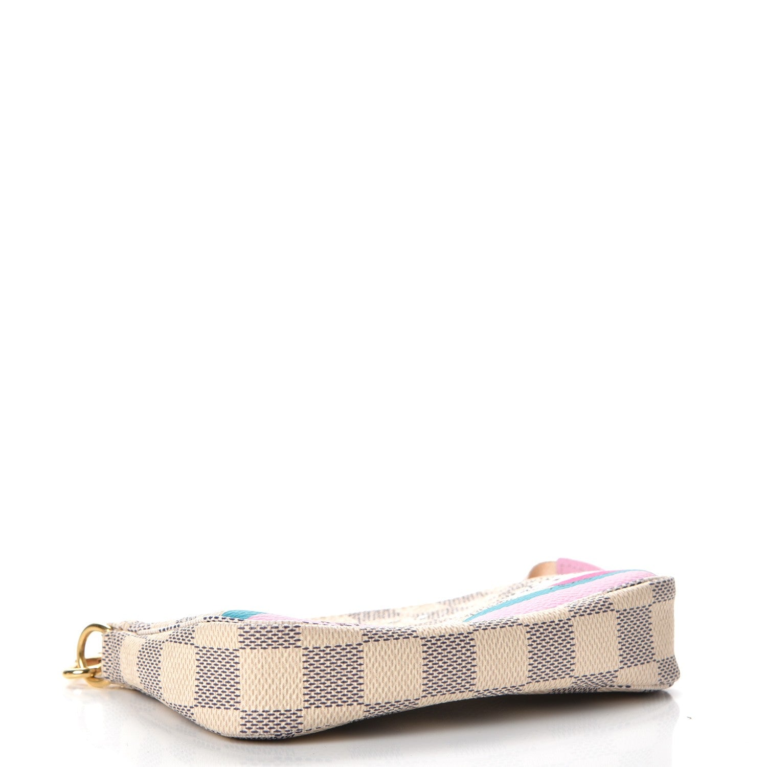 Louis Vuitton Damier Azur 2016 Christmas Animation Mini Pochette Accessories 4 of 9