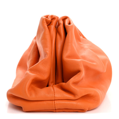 Bottega Veneta Smooth Butter Calf The Pouch Oversized Clutch Burnt Orange 10 of 13