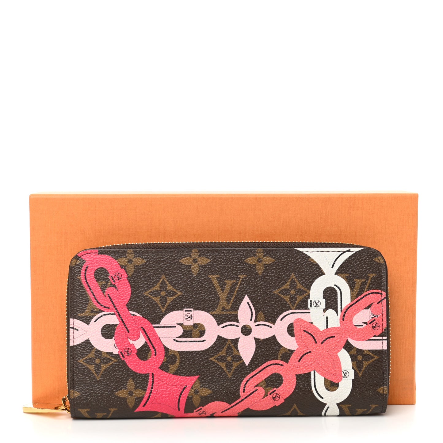 Monogram Bay Zippy Wallet Rose Ballerine Poppy