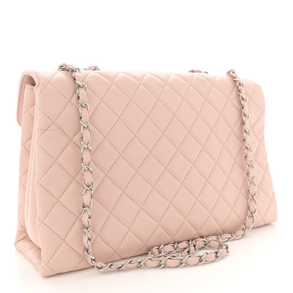Chanel Lambskin Quilted Jumbo Chanel by 4 Flap Light Beige 3 of 13