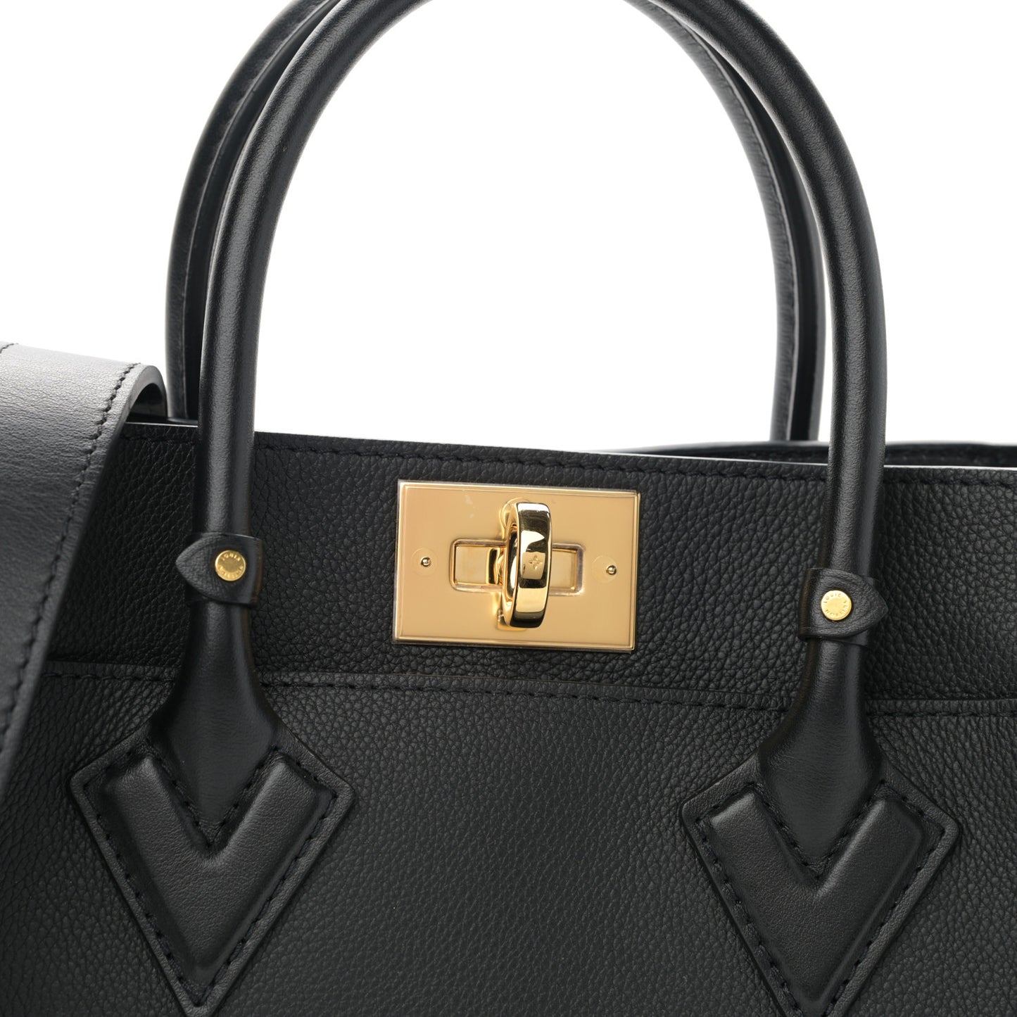 Calfskin Monogram On My Side PM Black
