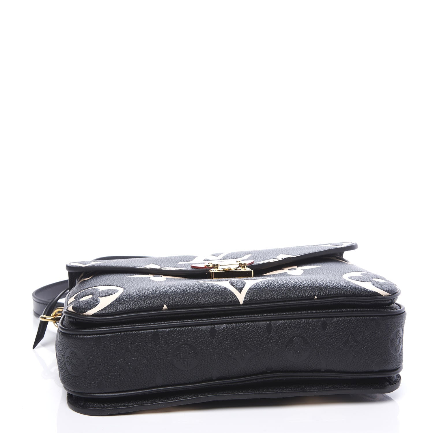 Louis Vuitton Empreinte Monogram Giant Crafty Pochette Metis Black Creme 3 of 9