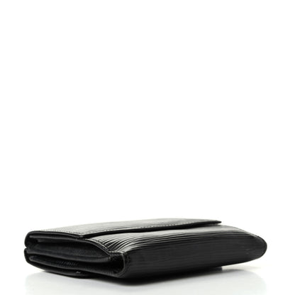 Louis Vuitton Epi Elise Wallet Black 4 of 8