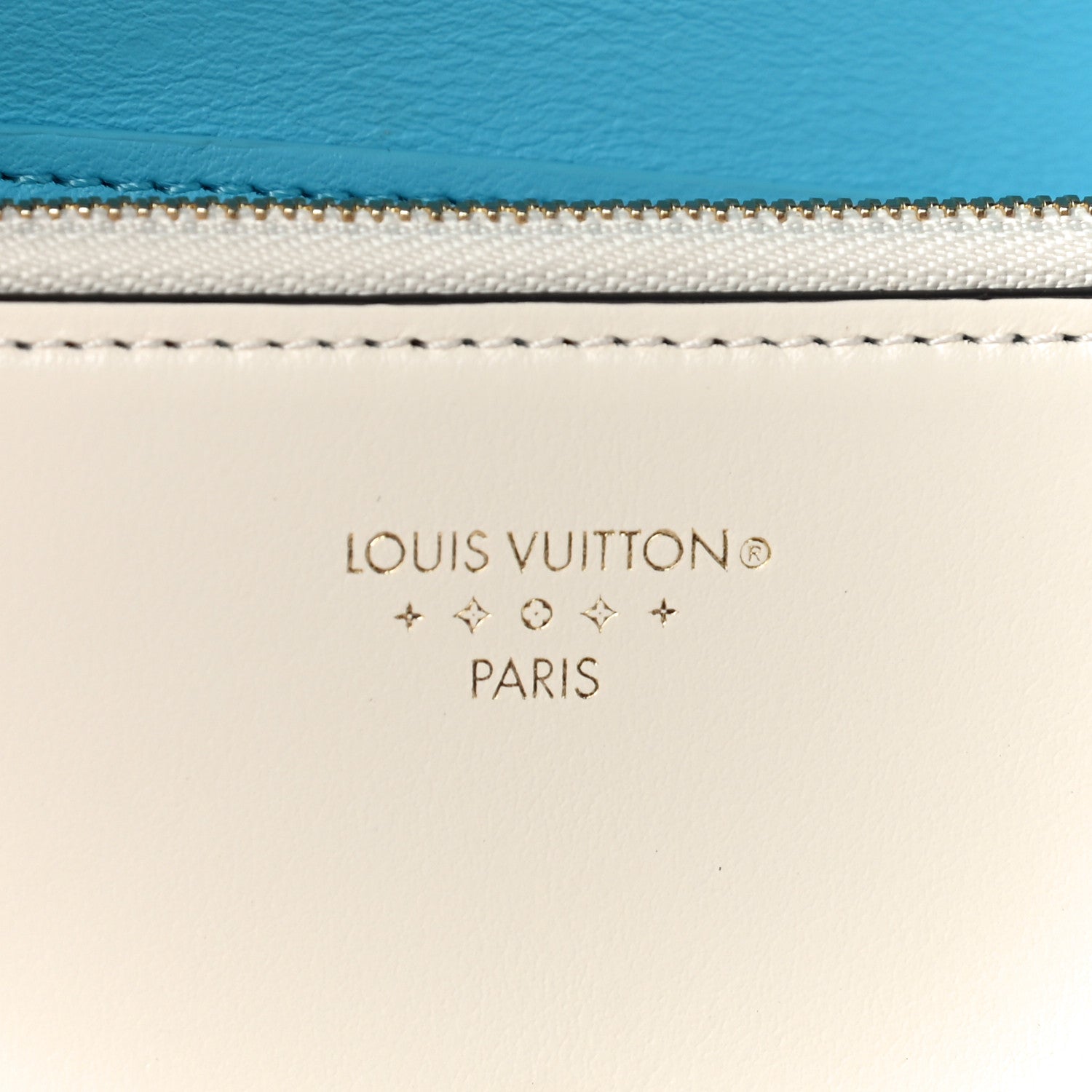 Louis Vuitton Smooth Calfskin LV Pont 9 Compact Wallet Creme 6 of 10