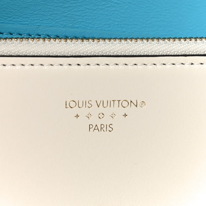 Louis Vuitton Smooth Calfskin LV Pont 9 Compact Wallet Creme 6 of 10