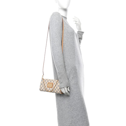 Louis Vuitton Damier Azur Eva Clutch 2 of 10