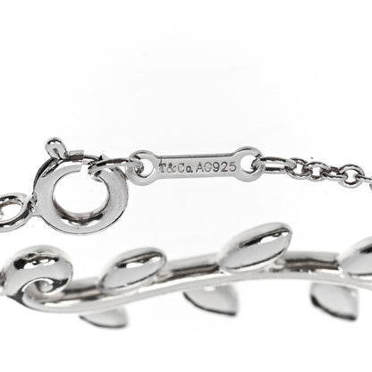 Tiffany Sterling Silver Paloma Picasso Olive Leaf Vine Bracelet 3 of 4