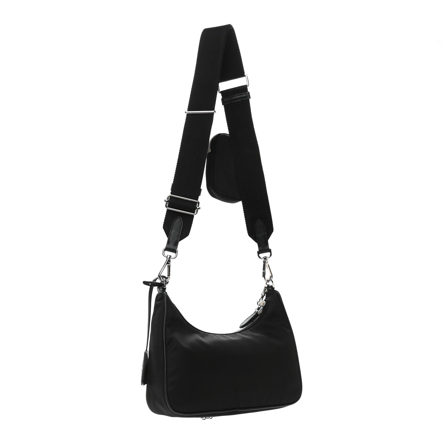 Prada Nylon Re-Edition 2005 Shoulder Bag Black 3 of 13