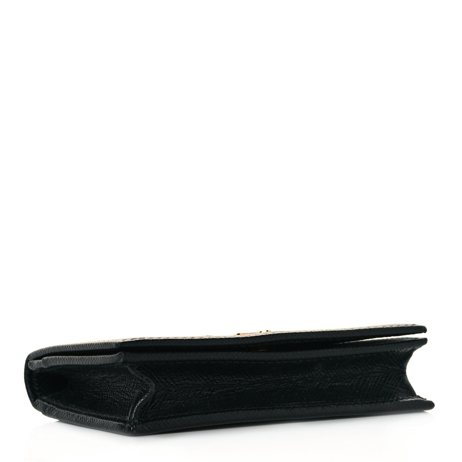 Prada Saffiano Oro Wallet Black 4 of 9