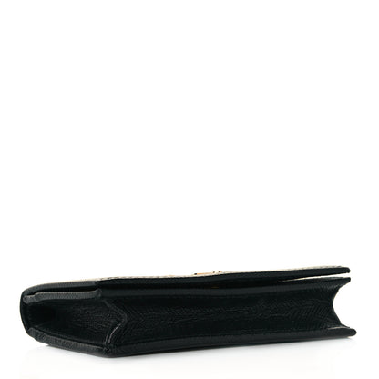 Prada Saffiano Oro Wallet Black 4 of 9