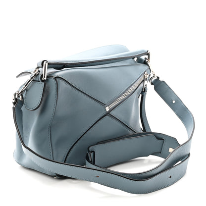 Loewe Calfskin Small Puzzle Bag Stone Blue 3 of 10