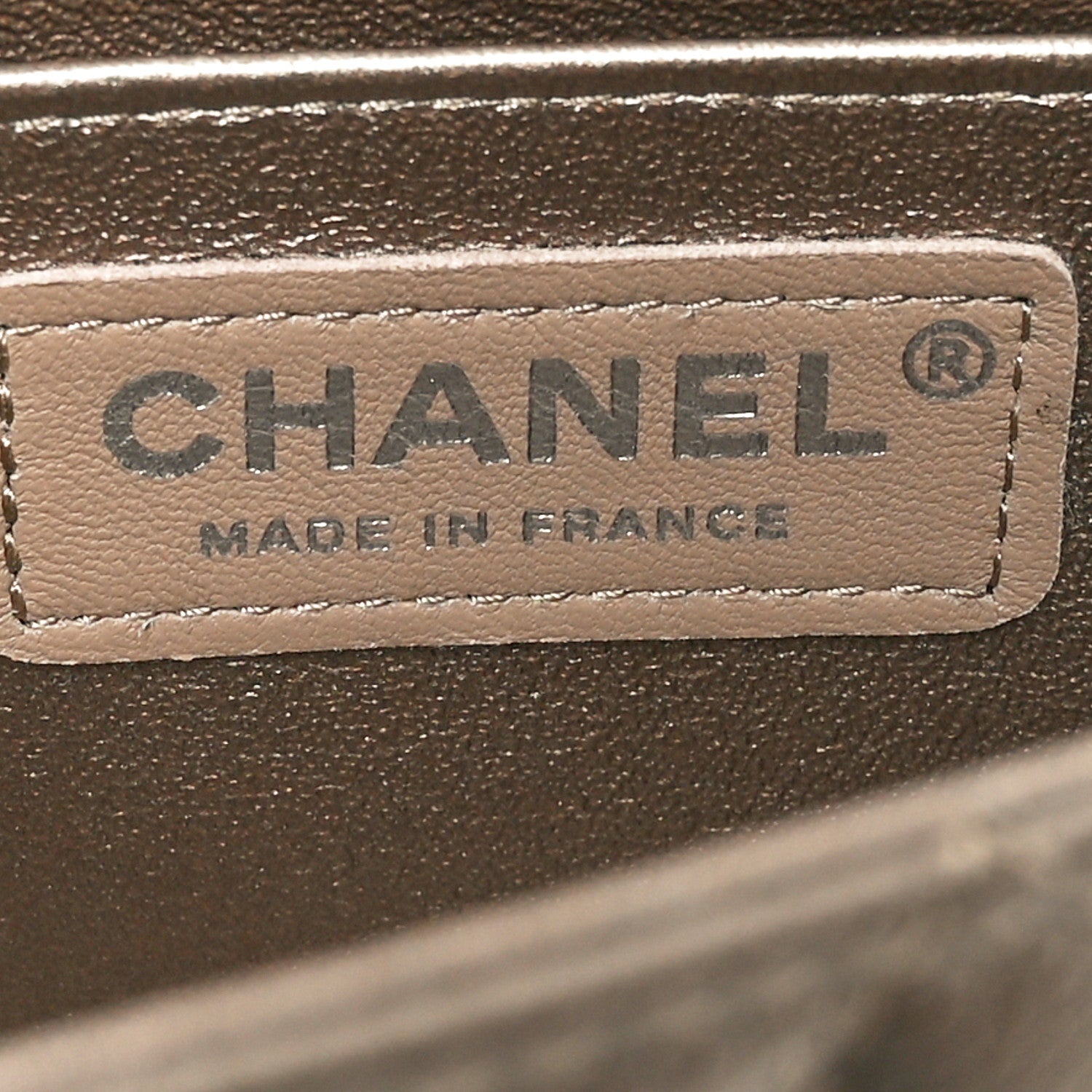 Chanel Iridescent Caviar Quilted Mini Rectangular Flap Bronze 6 of 10