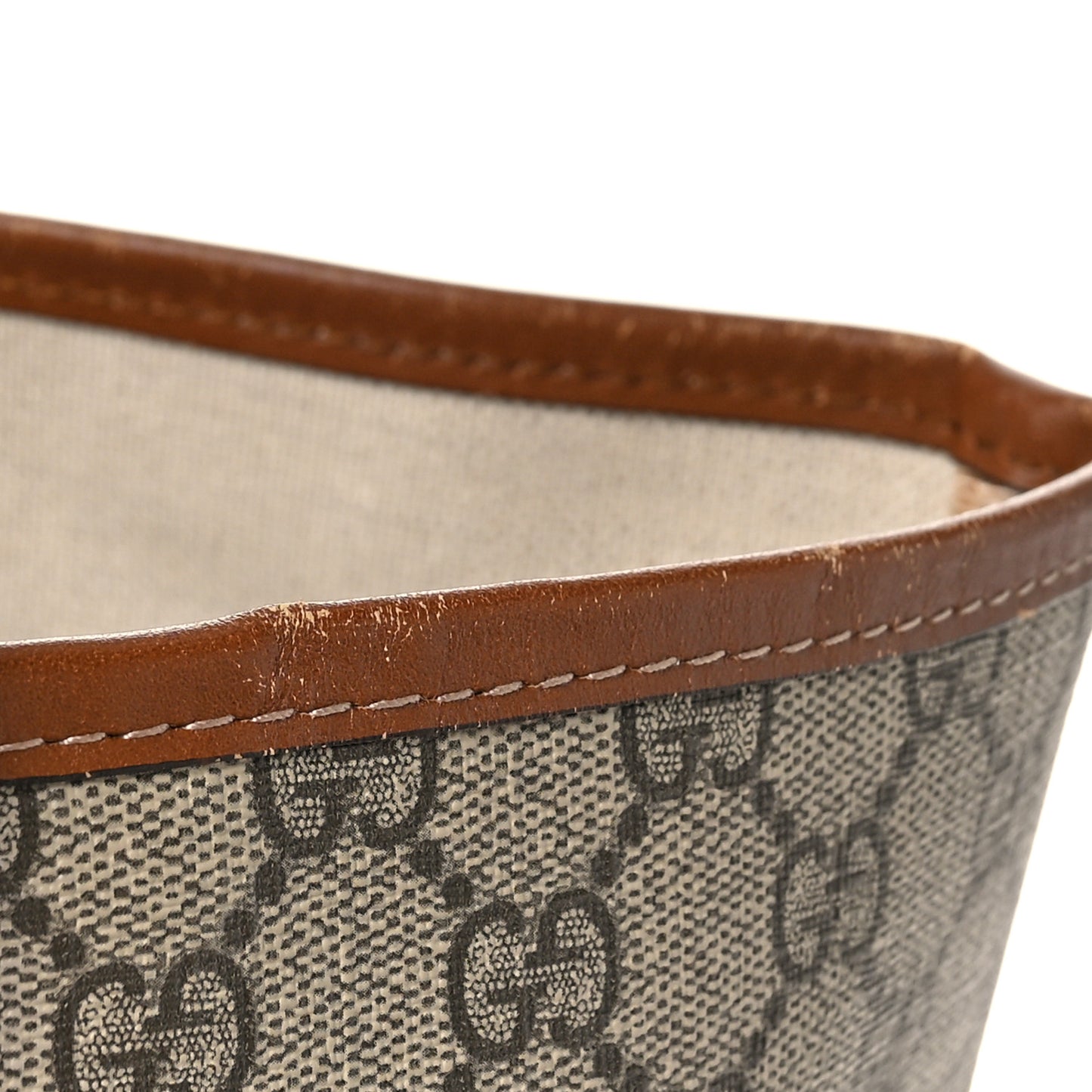GG Plus Monogram Medium Signature Web Loop Tote Brown