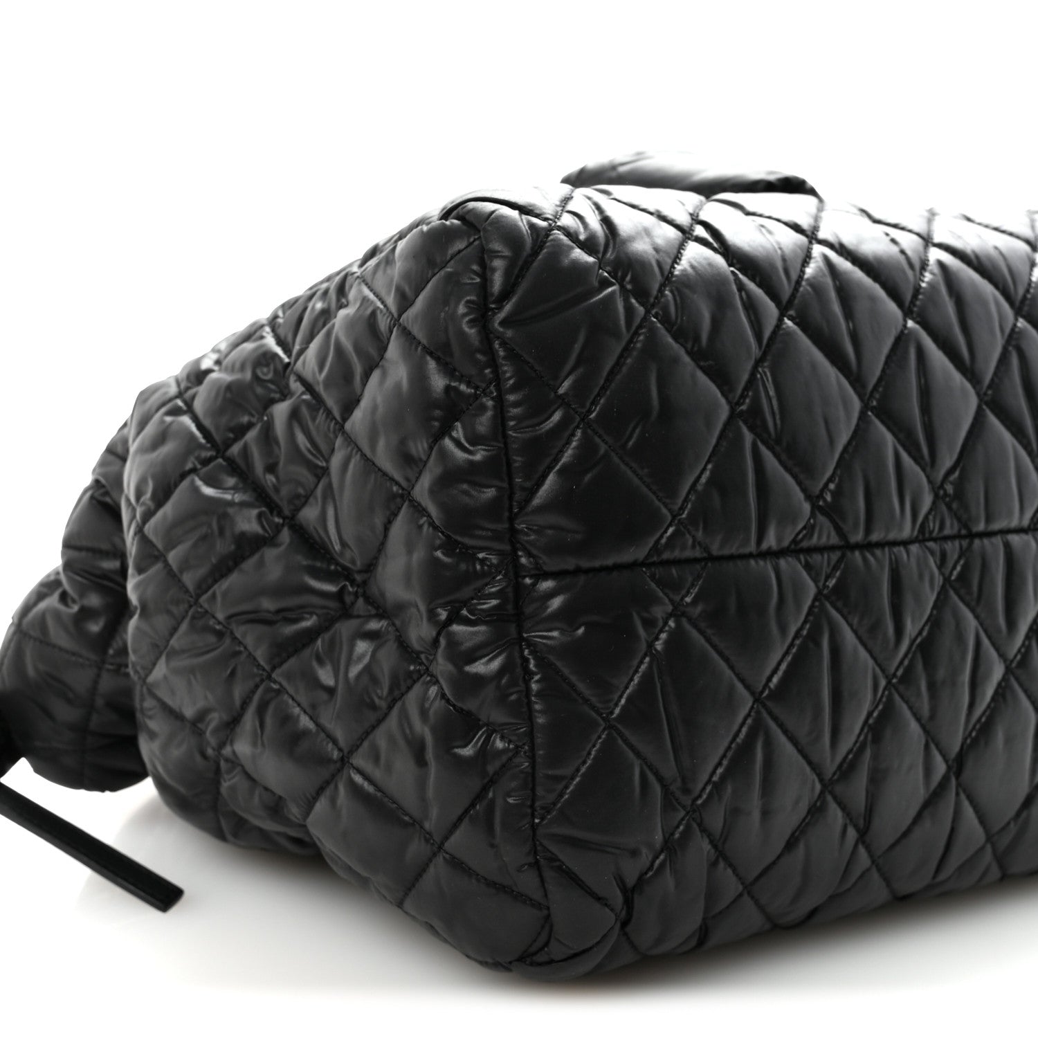Chanel Nylon Quilted Medium Coco Cocoon Tote Black 8 of 9