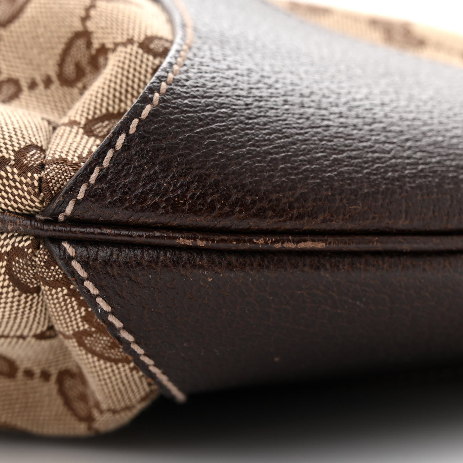 Gucci Monogram Bamboo Horsebit Hobo Dark Brown 11 of 12