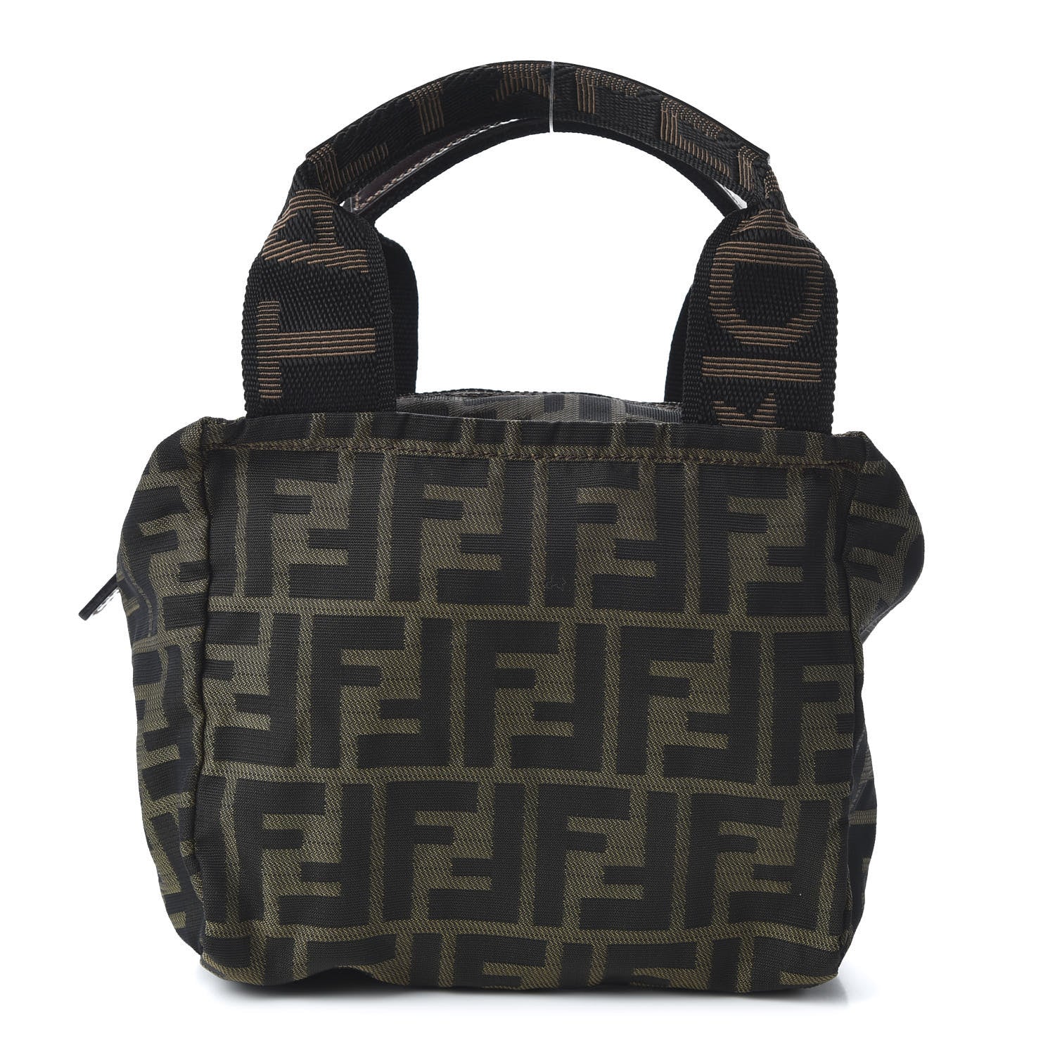 Fendi Fabric FF 1925 Mini Cosmetic Bag Tobacco 1 of 9