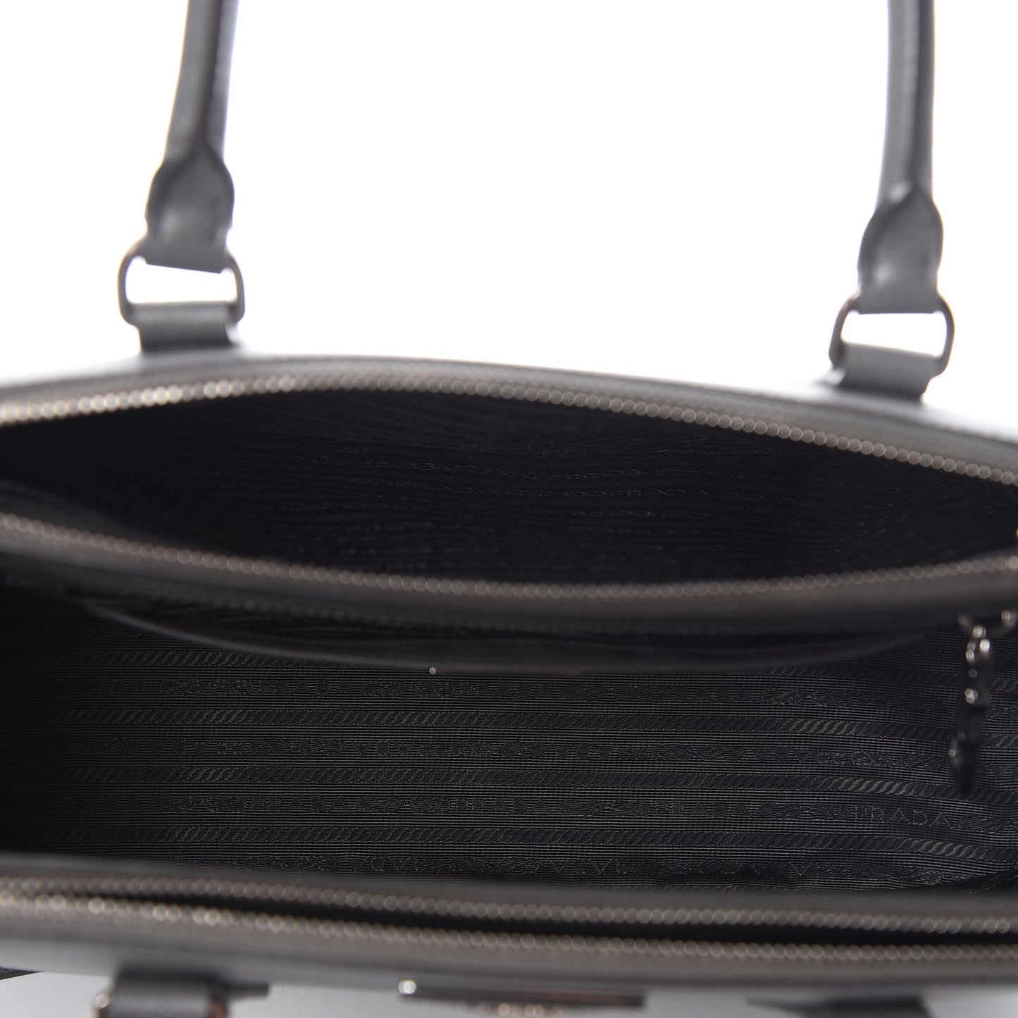 Saffiano Lux Large Galleria Double Zip Tote Marmo