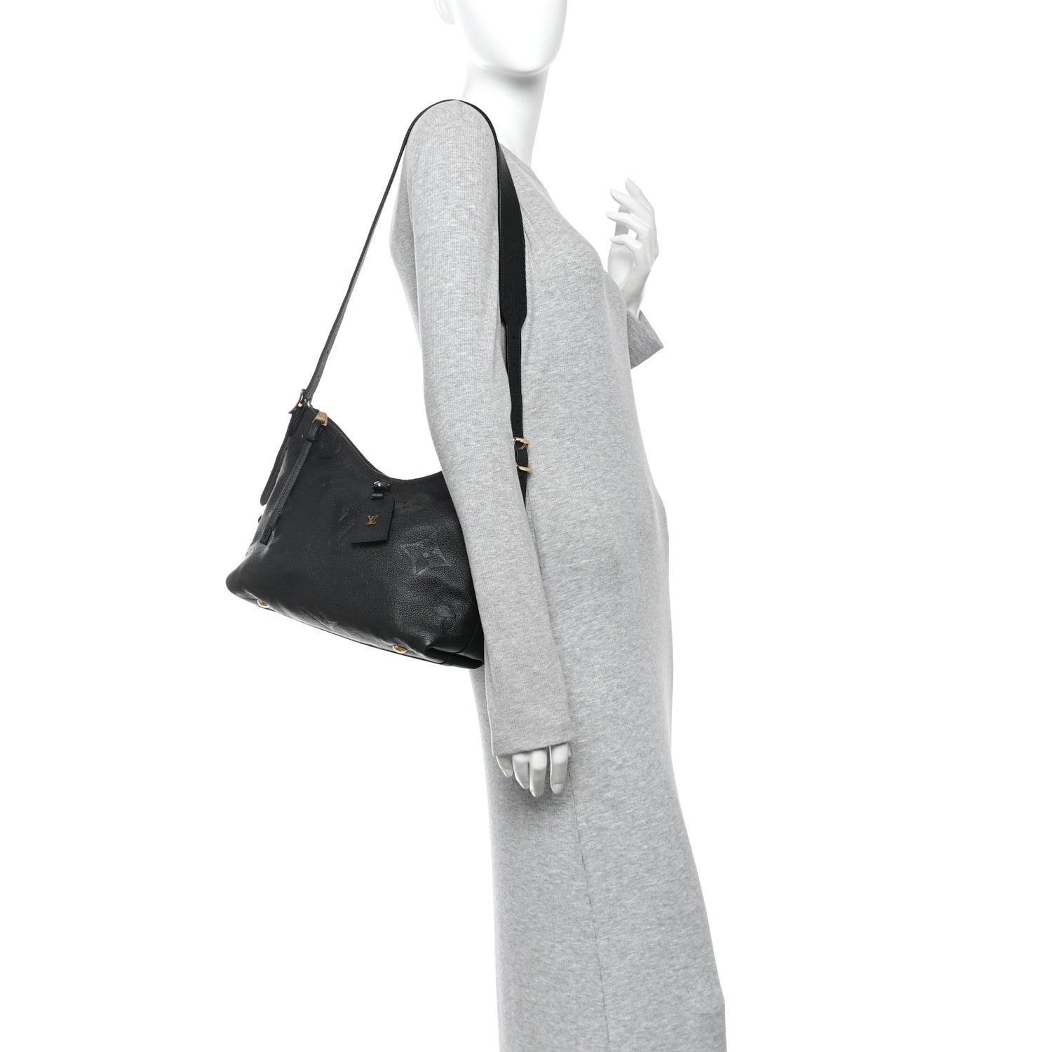 Louis Vuitton Empreinte Carryall PM Black 2 of 10