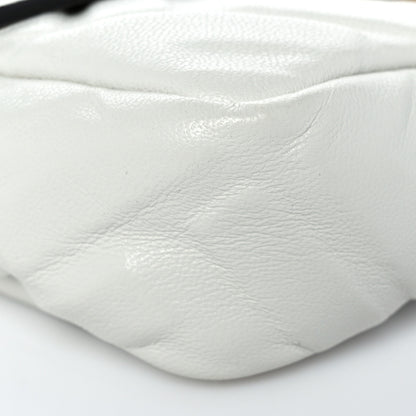 Fendi Nappa FF 1974 Embossed Mini Baguette White 8 of 9