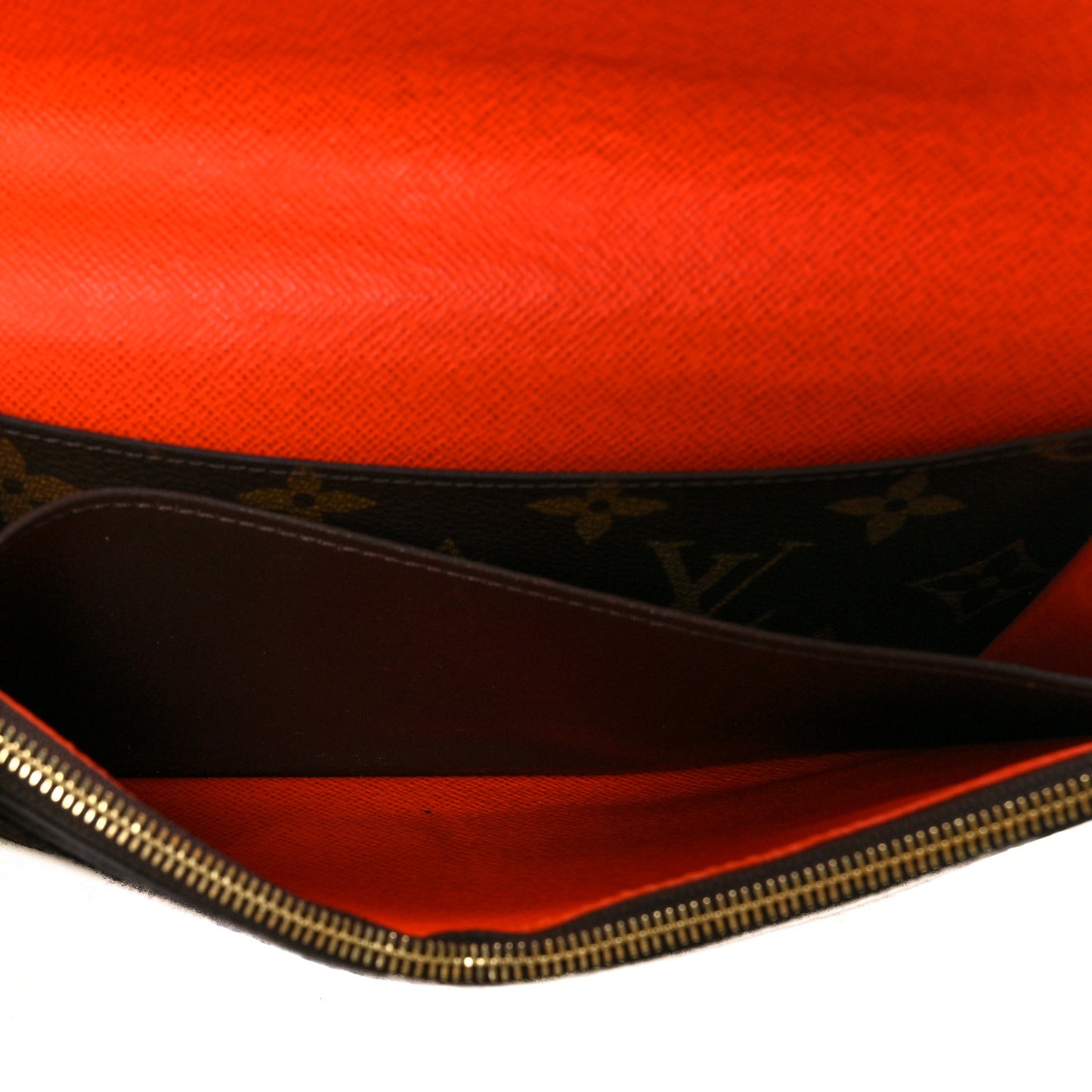 Monogram Emilie Wallet Poppy