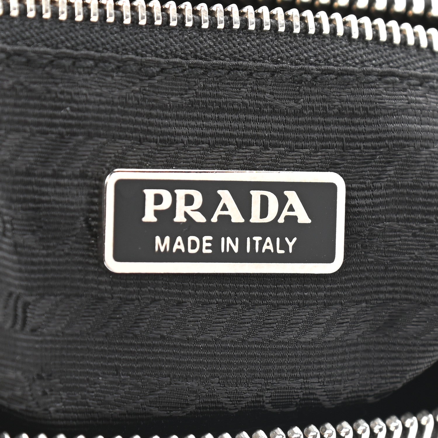 Prada Tessuto Sirio Pochette Black 6 of 8