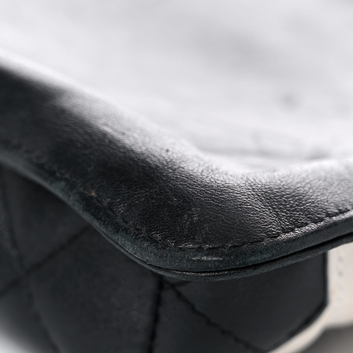 Calfskin Quilted Cambon Multipocket Shoulder Bag Black