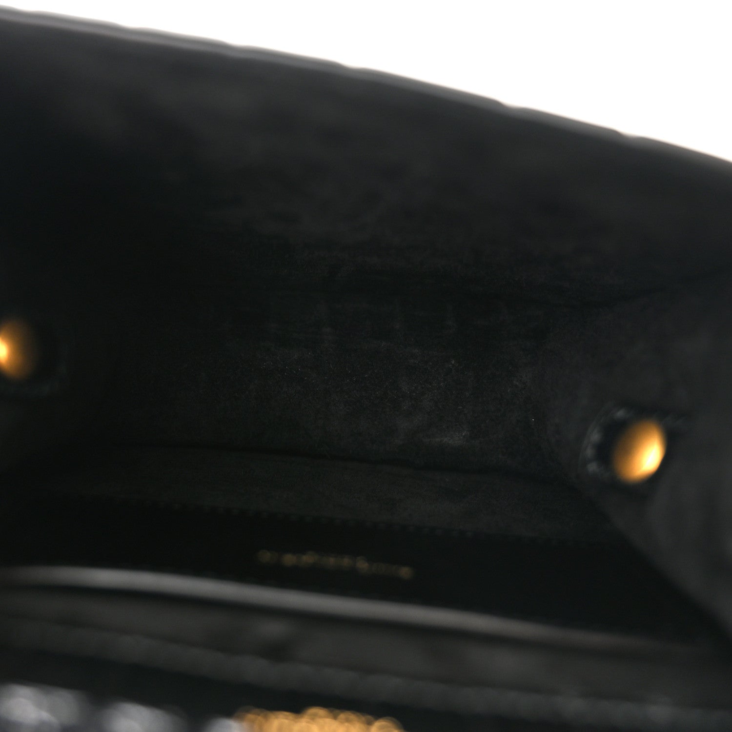 Saint Laurent Calfskin Embossed Crocodile North South Kaia Satchel Black 5 of 10