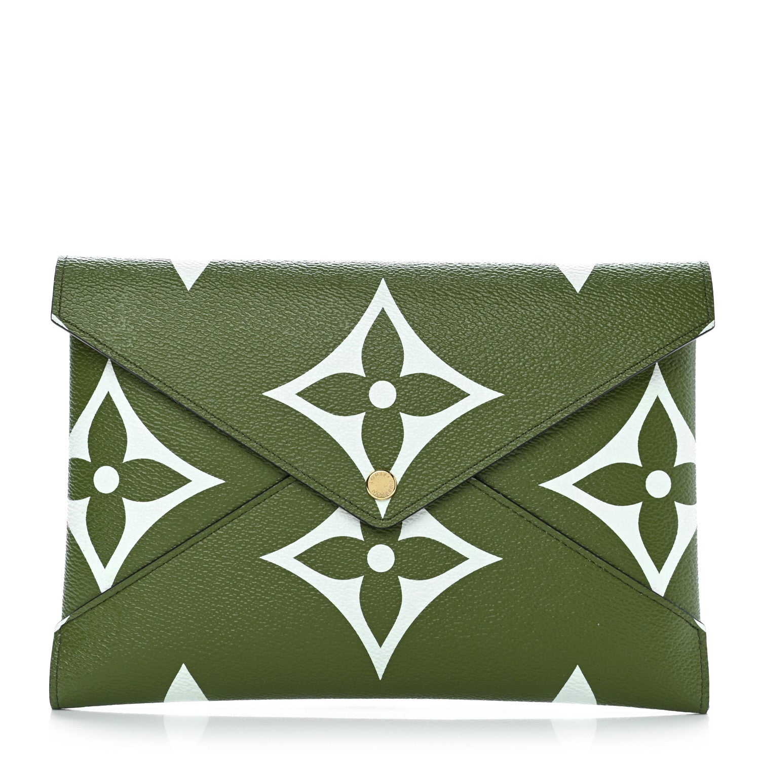 Louis Vuitton Monogram Giant Large Kirigami Pochette Kaki 1 of 8