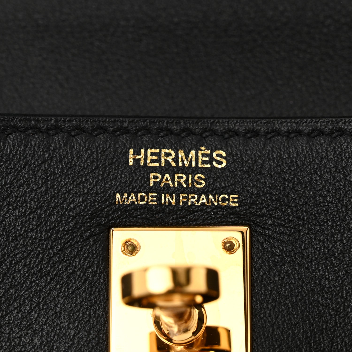 Hermes Swift Kelly Retourne 25 Black 6 of 11