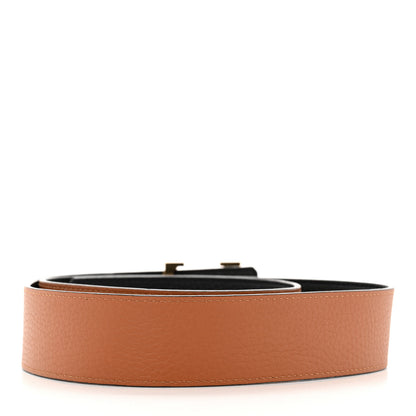 Louis Vuitton Taurillon Calfskin 30mm LV Initiales Reversible Belt 95 38 Black 4 of 8