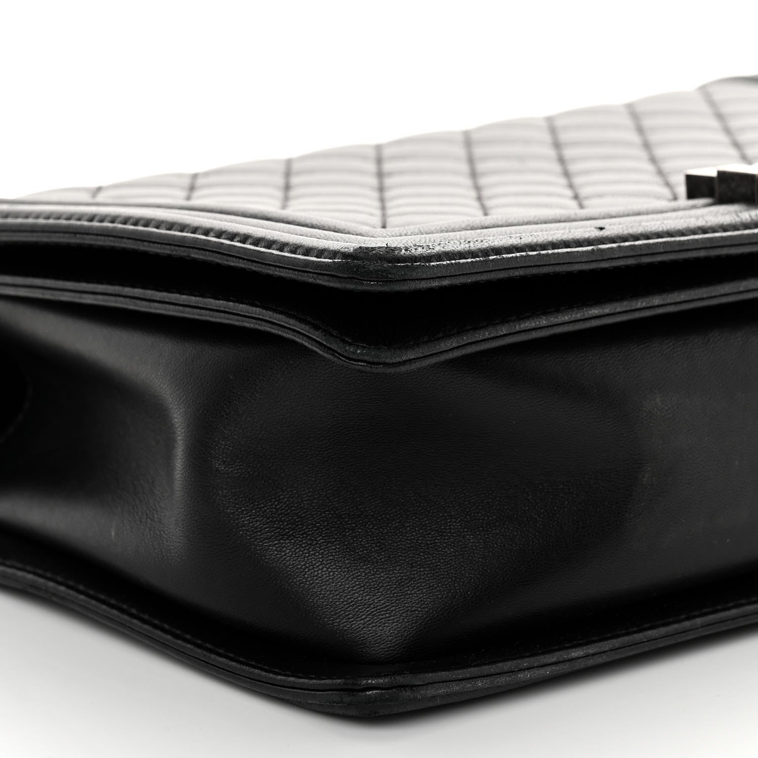 Chanel Lambskin Quilted New Medium Boy Flap Black 9 of 10