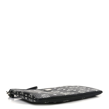 MCM Visetos Medium Stark Wristlet Pouch Black 3 of 9