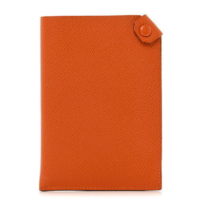 Hermes Epsom Tarmac PM Passport Holder Orange 1 of 7
