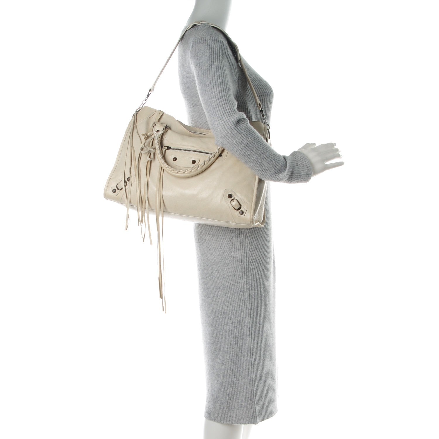 Balenciaga Chevre Classic Hardware City White 2 of 9