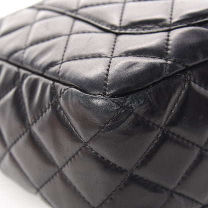 Chanel Lambskin Quilted Large Camera Case Black 16 of 17
